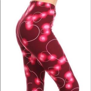 Valentine’s Day Leggings $6 today only 2/7/21